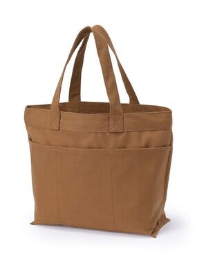Canvas Tote Bag in Brown